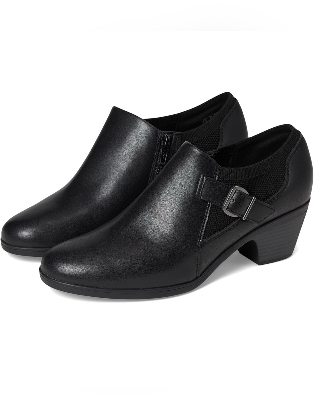 Clarks Emily 2 Darcey Bootie In Black Leather Women’s Size 8 New In Box
